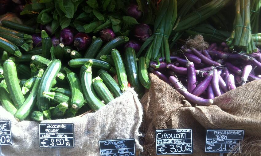 vegetable stalls