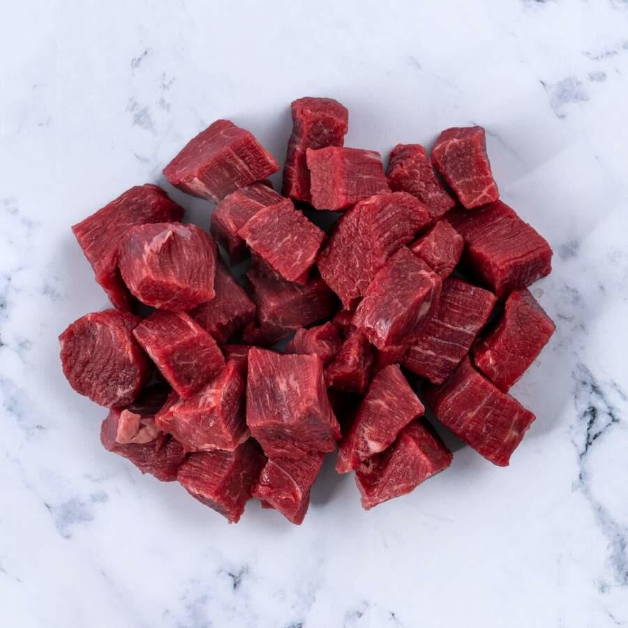 Buy 14 Day Dry Aged Diced Stewing Steak Breed Farmison & Co Farmison