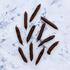 beef sausage dog treat on marble background