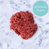 Beef Mince on marble background