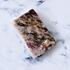 iberico style pancetta on marble background