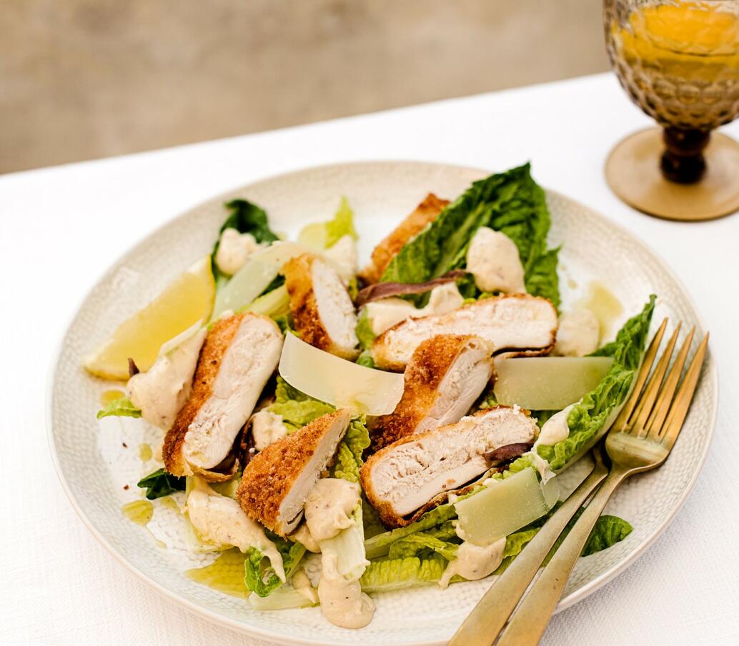 how to cook chicken breast Caesar salad Farmison & Co