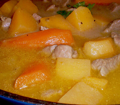 Yorkshire Reared Navarin of Lamb Recipe Online. French Style Stew Perfect for Winter Warming Eating 
