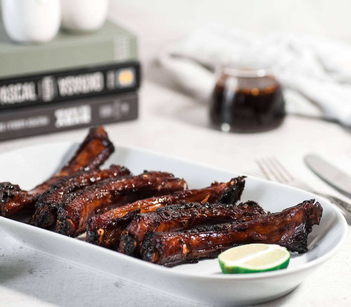 Tamarind-Baked Back Ribs With Stuffed Baked Onions Recipe Online. Saturday Kitchen Recipe Made Delic