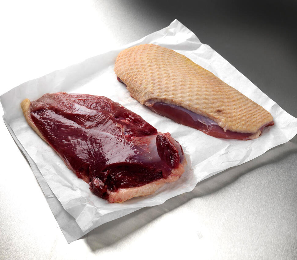 Free Range Duck Breasts, Peas, Baby Onions, & Lettuce Recipe Online. Made Delicious with Farmison & 