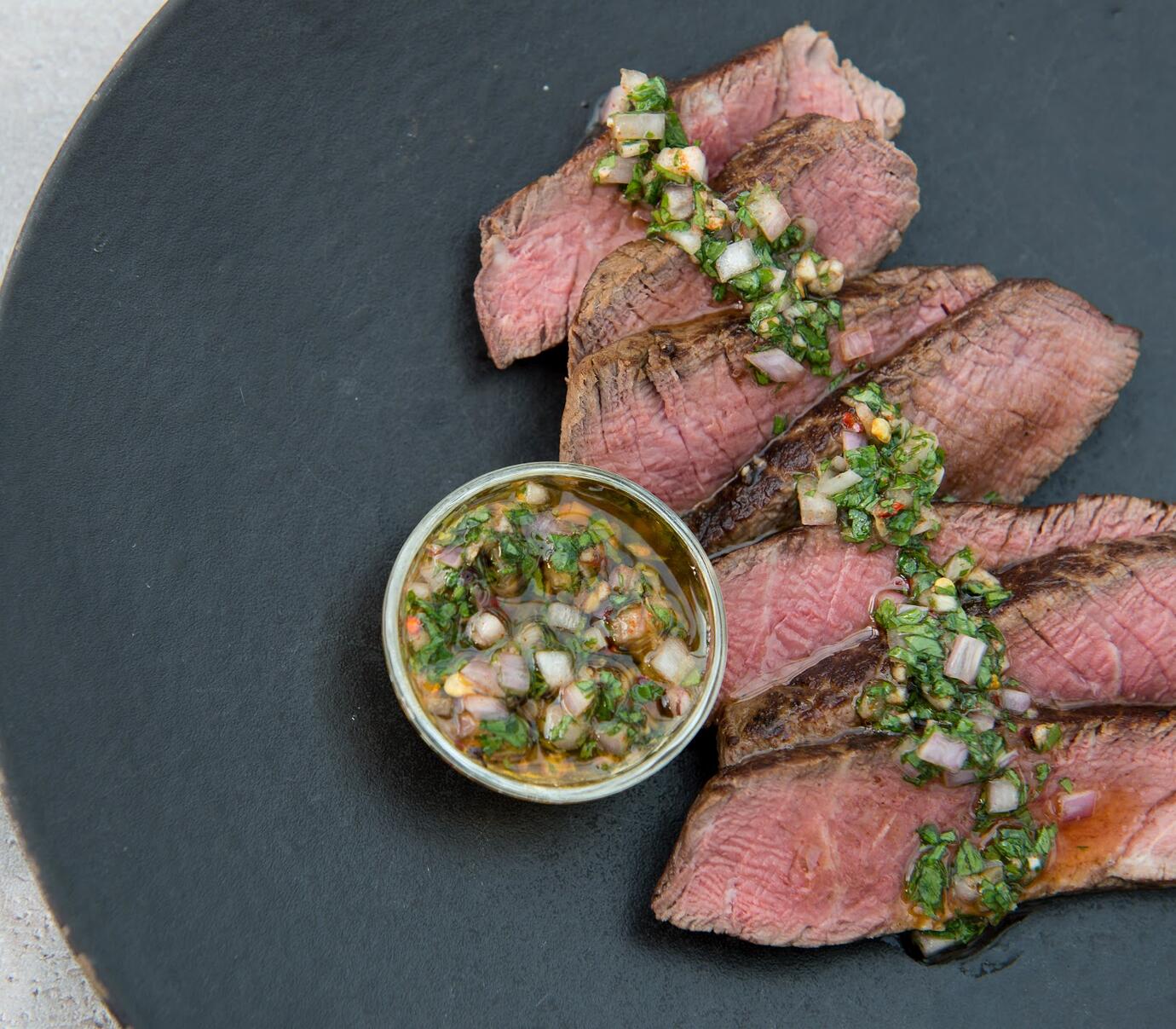 Flat Iron Steak with Chimichurri Sauce Recipe from Farmison & Co™