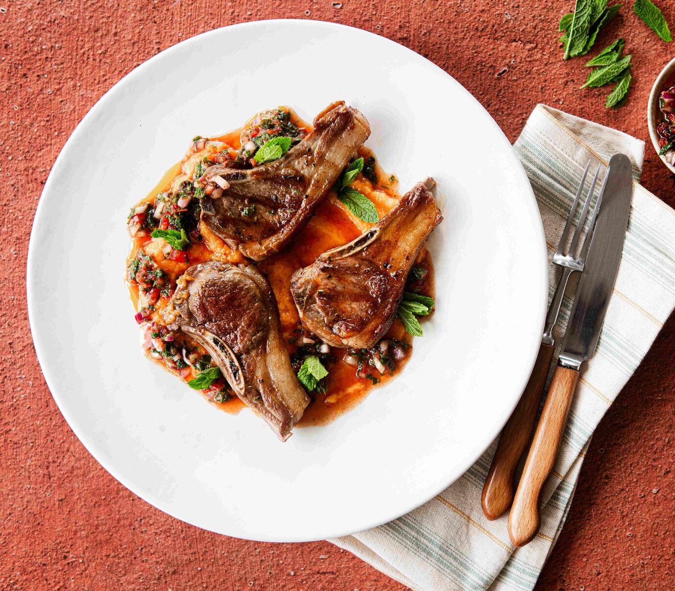 How to Cook Lamb Chops, Sweet Potato Mash & Pico de Gallo | Farmison & Co. - Farmison & Co