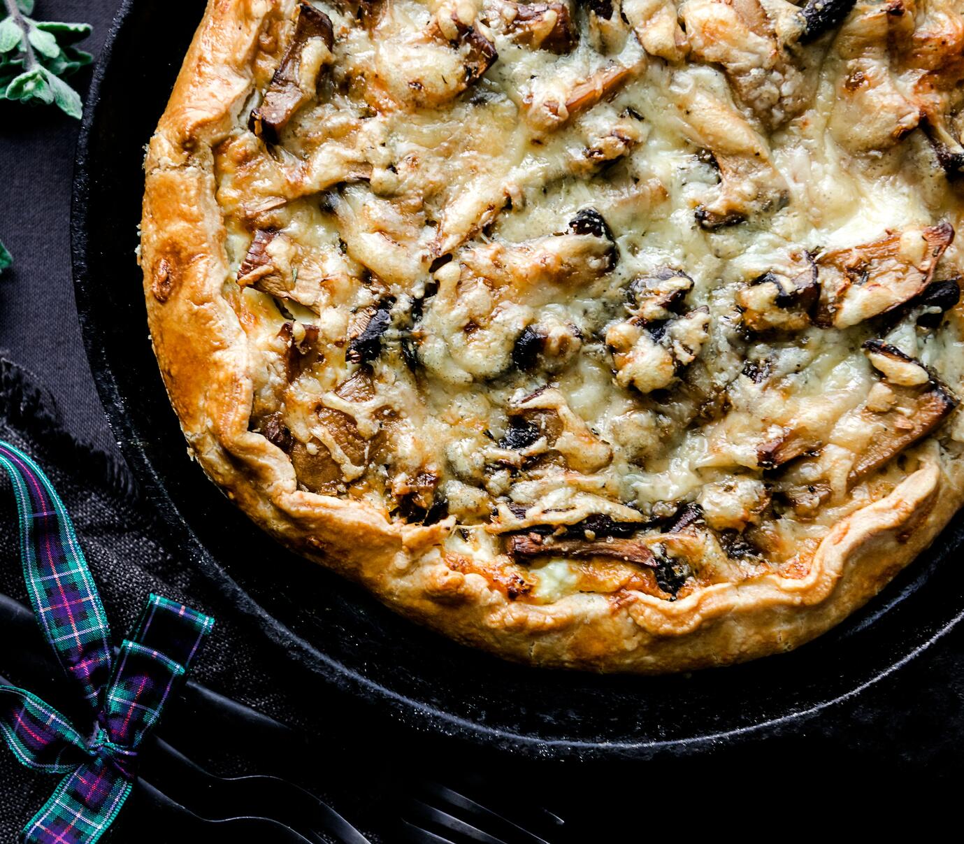 How To Bake Mushroom and Swiss Cheese Galette - Farmison & Co