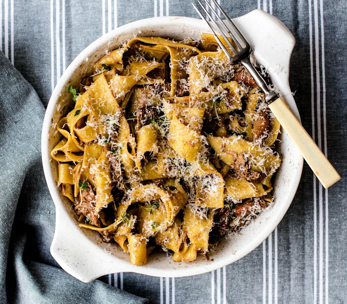 Braised Rabbit Pappardelle