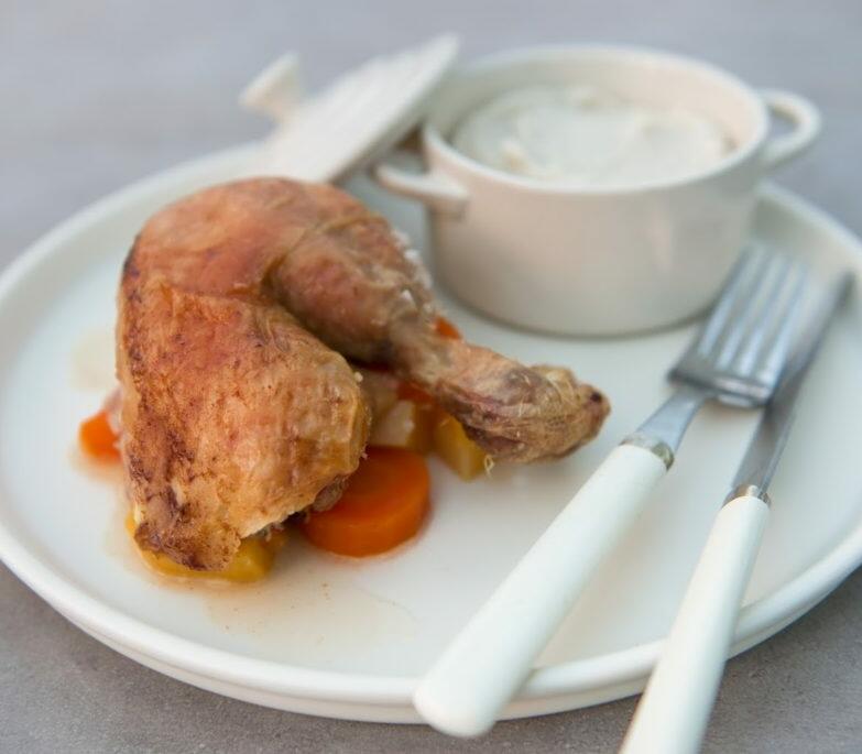 This traditionally British, creamy Bread Sauce, paired with tender