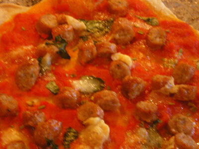 Rare Breed Yorkshire Sausage Pizza Recipe Online. Indulgent Pizza with Artisan Yorkshire Sausage for