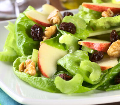 Waldorf Salad Recipe Online. Classic Salad Recipe with Apples, Walnuts, and Celery. Ideal for Pairin