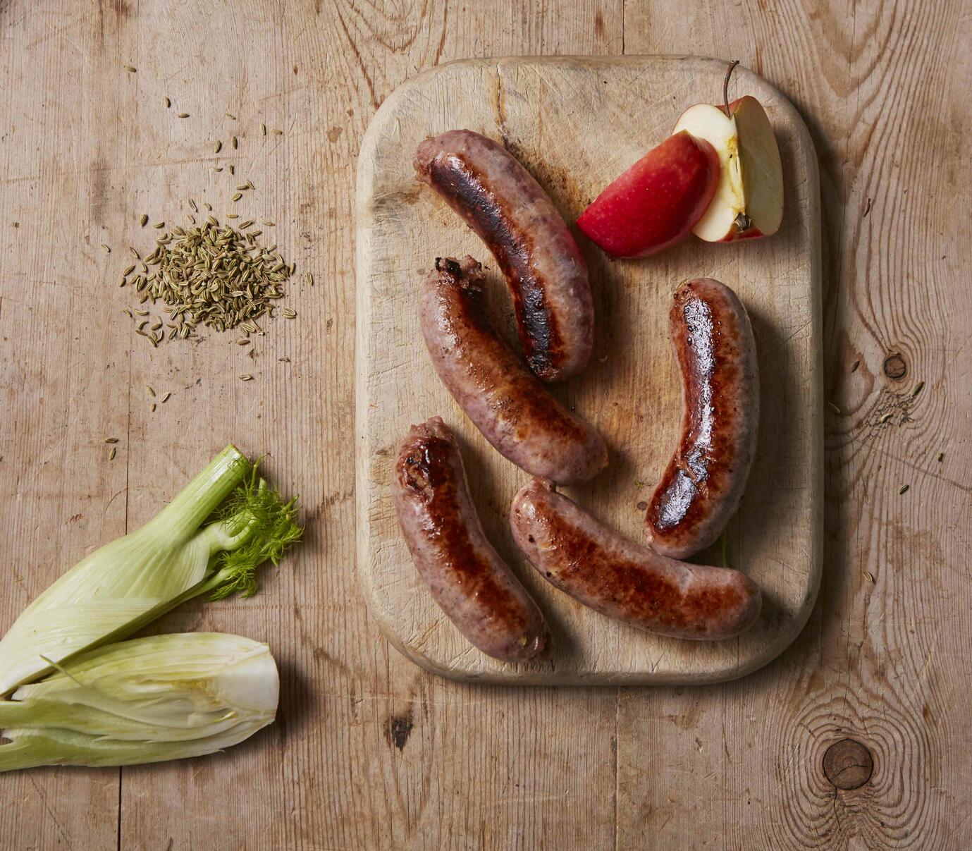 Find Out How To Cook This Wild Boar Pork Apple Fennel Sausage Created