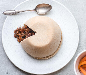 steak & kidney pudding cooked