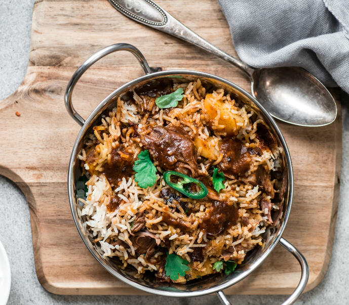 Learn the best way to cook Lamb Biryani with our simple, easy recipe. A